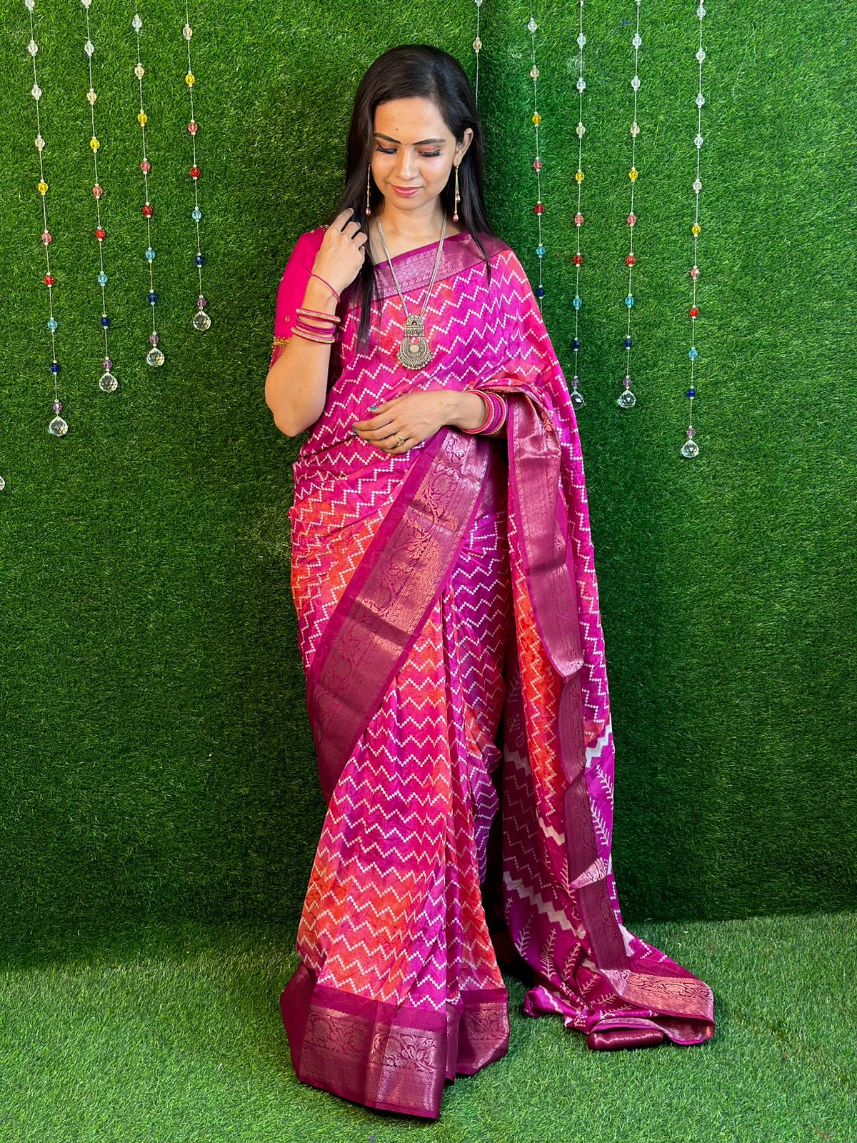 Buy New Dola Silk Gotta Border Saree Indian Wedding Saree Silk Saree  Traditional Saree Indian Saree Blouse Indian Sari Saree Gift Online in  India - Etsy