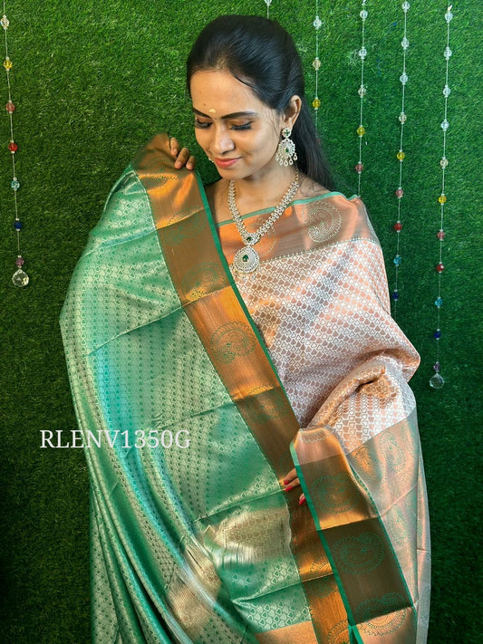 soft semi silk Kanchi pattu