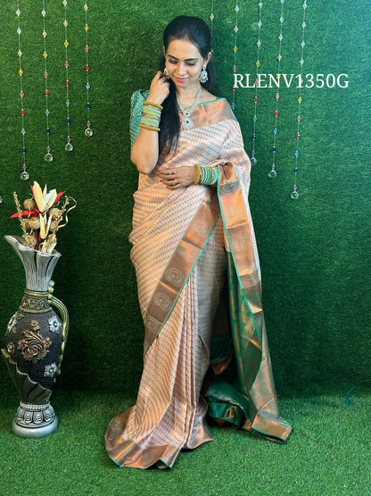 soft semi silk Kanchi pattu