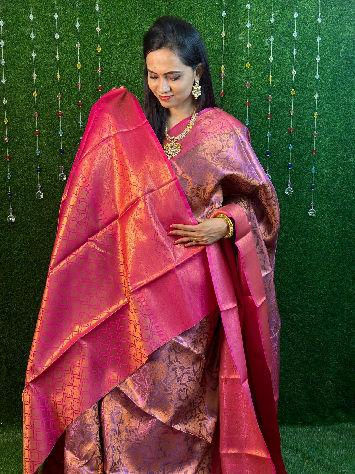 Katan silk grand sarees.