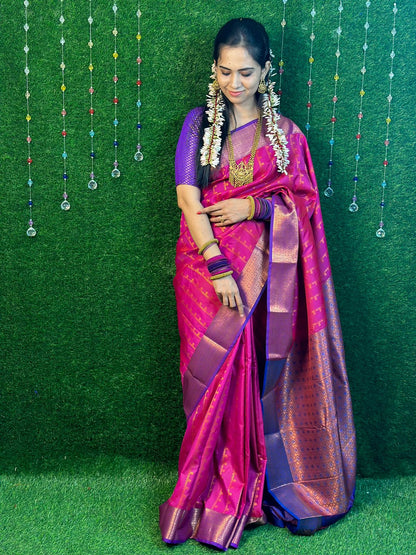 Kanchi semi soft silk sarees YYY