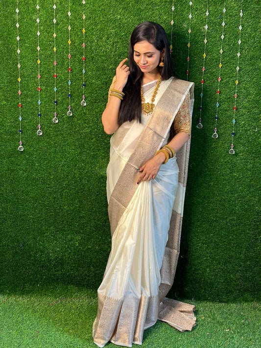 warm silk saree