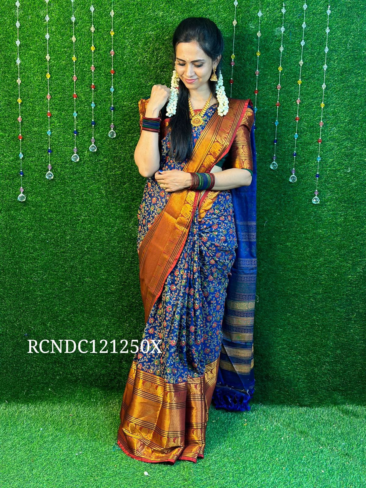 New concept narayanpet cotton floral design saree YYY