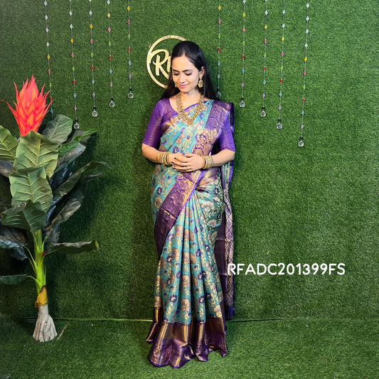 Kanchi semi silk saree.