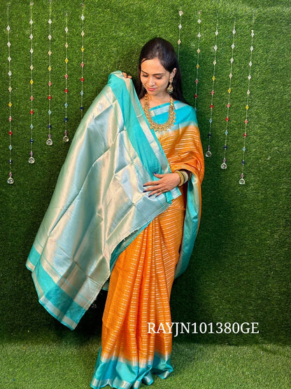 Retta Petta border warm silk saree YYY.