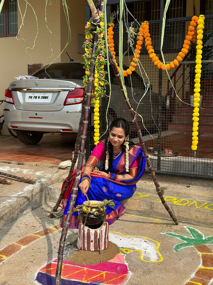 Premium Kanchi semi silk saree