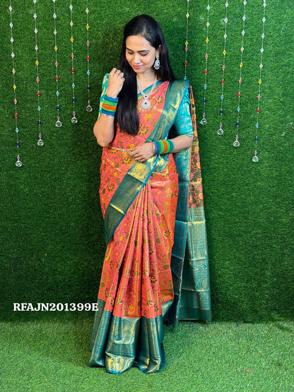 kanchi semi silk zari weaving sarees