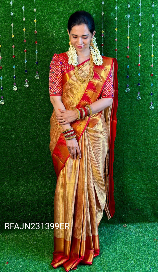 Kanchi semi silk saree.