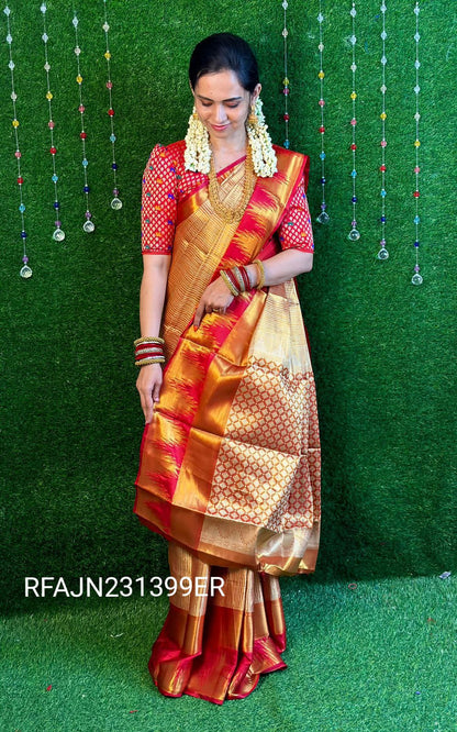 Kanchi semi silk saree.