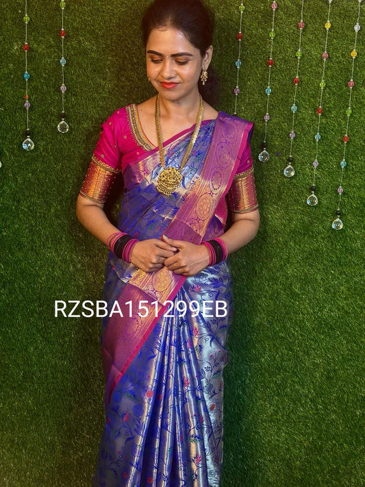 Kanchipuram semi silk saree YYY