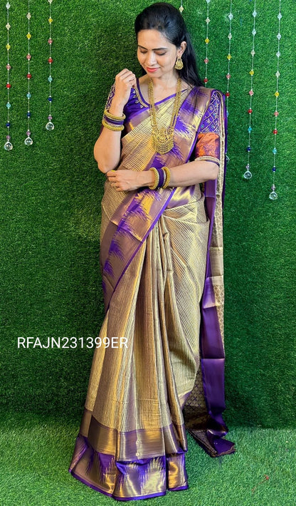 Kanchi semi silk saree.