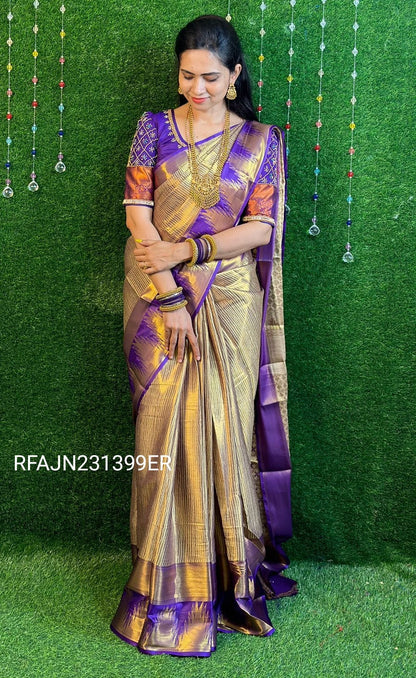 Kanchi semi silk saree.