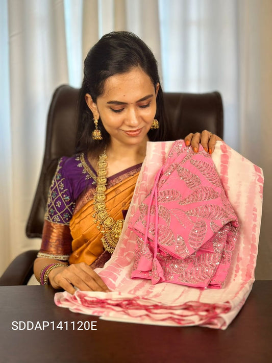 Georgette  sarees ❌❌sold out
