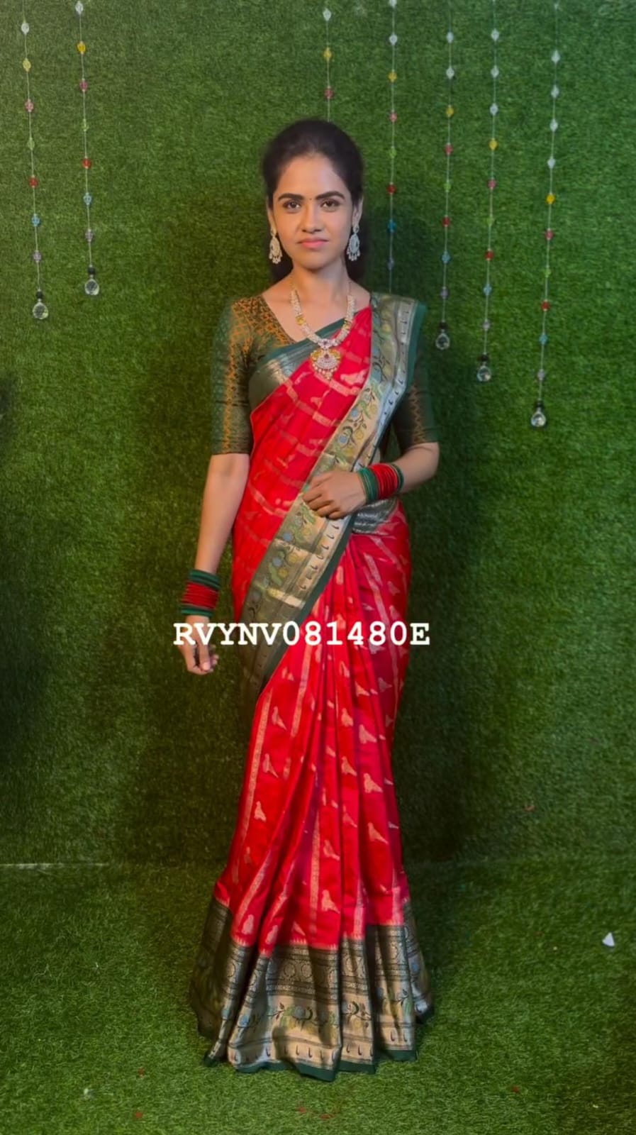 Warm pattu saree