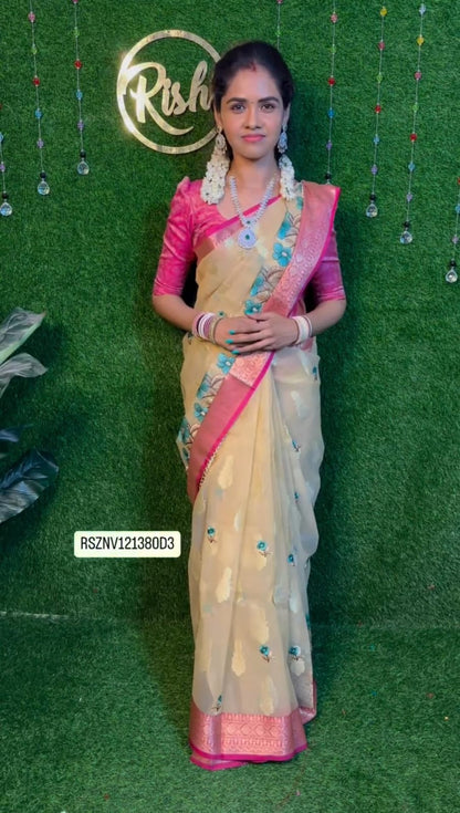 Kora organza sarees