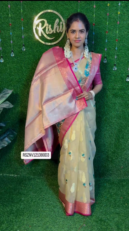 Kora organza sarees