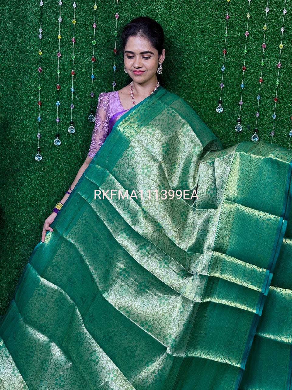 Kanchipuram inspired semi silk sarees 🥳