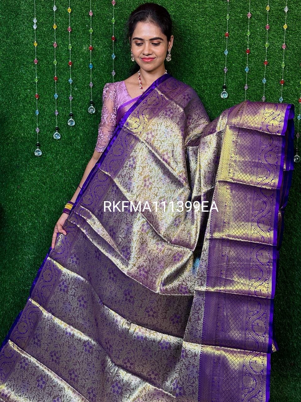 Kanchipuram inspired semi silk sarees XXX.