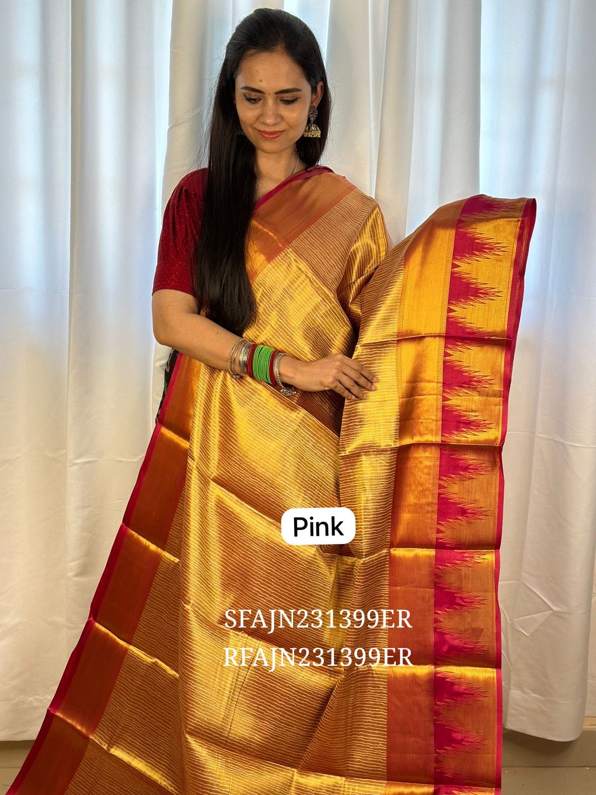 bridal kanchivaram semi silk saree XXX