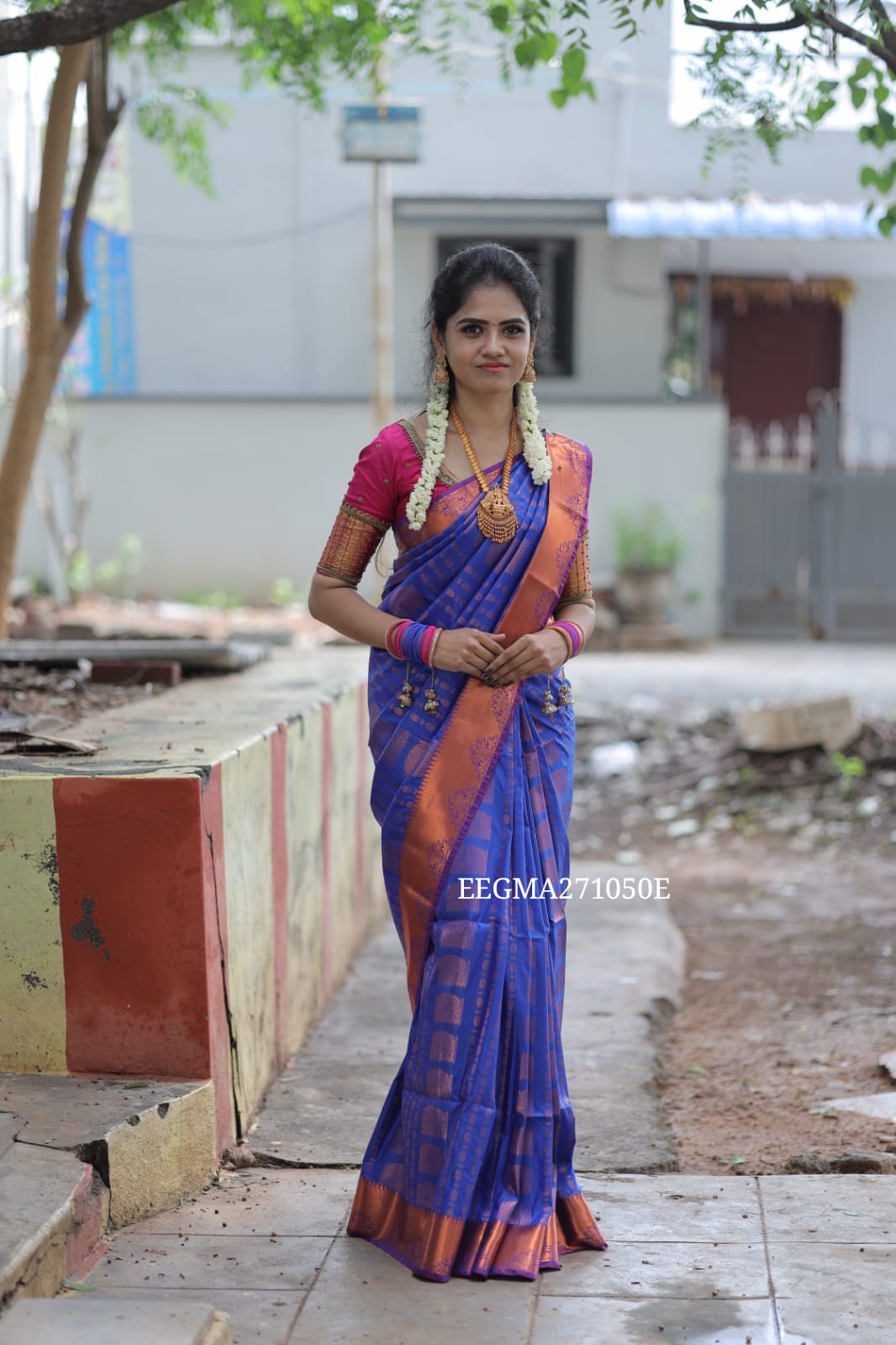 Semi soft silk saree.