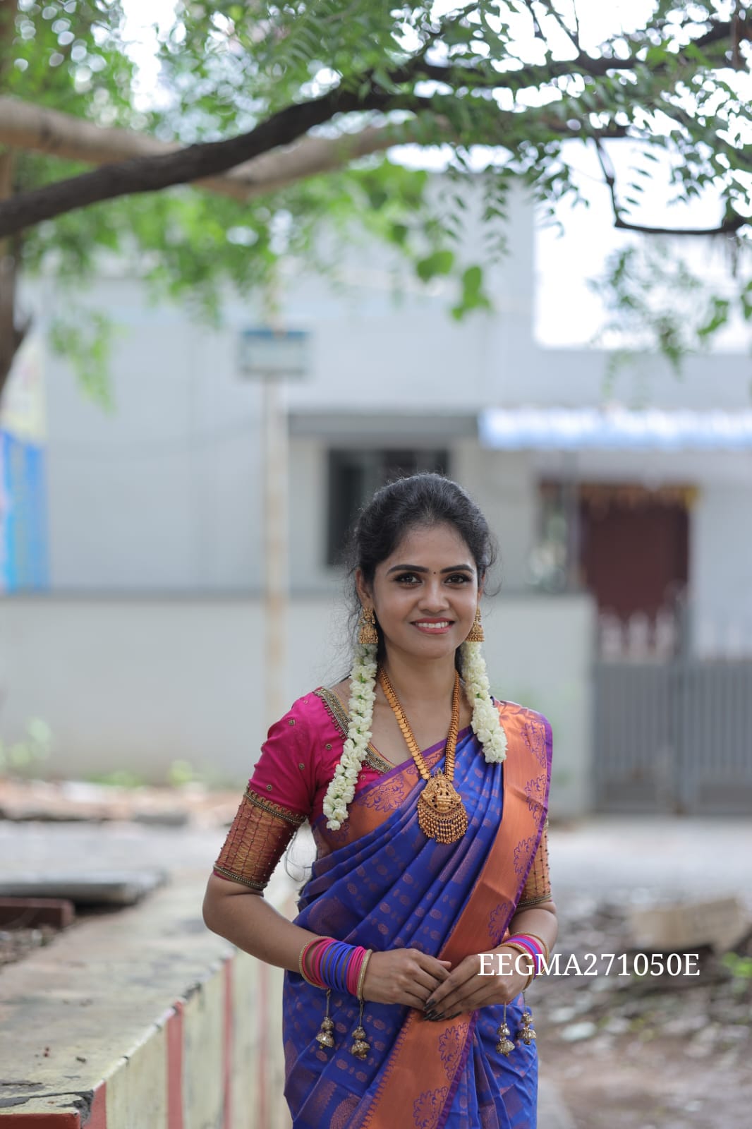 Semi soft silk saree.