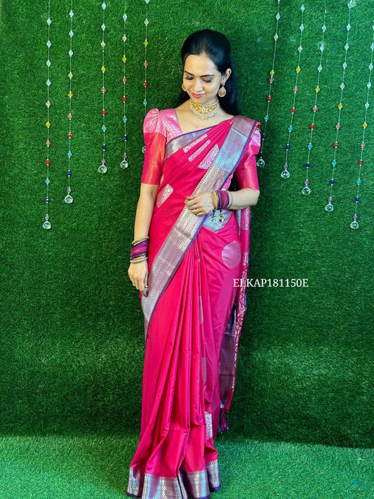 Kanchi semi silk saree.XXX