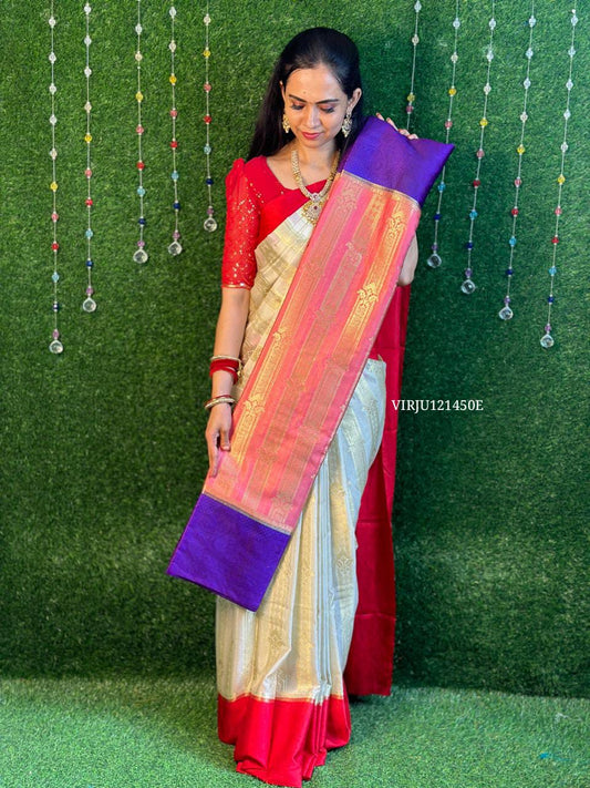 Warm silk saree😍