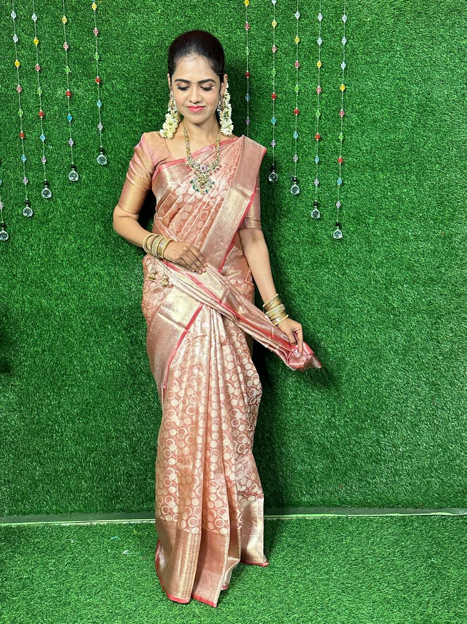 Soft katan silk saree