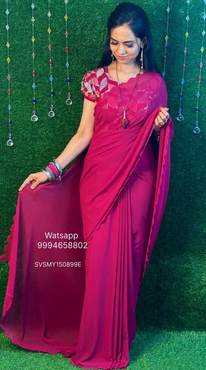 Party wear sarees. XXX