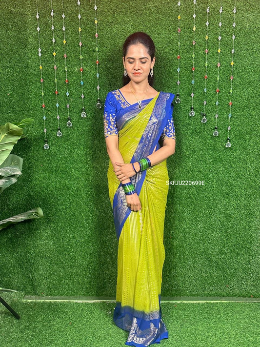 Chiffon saree.