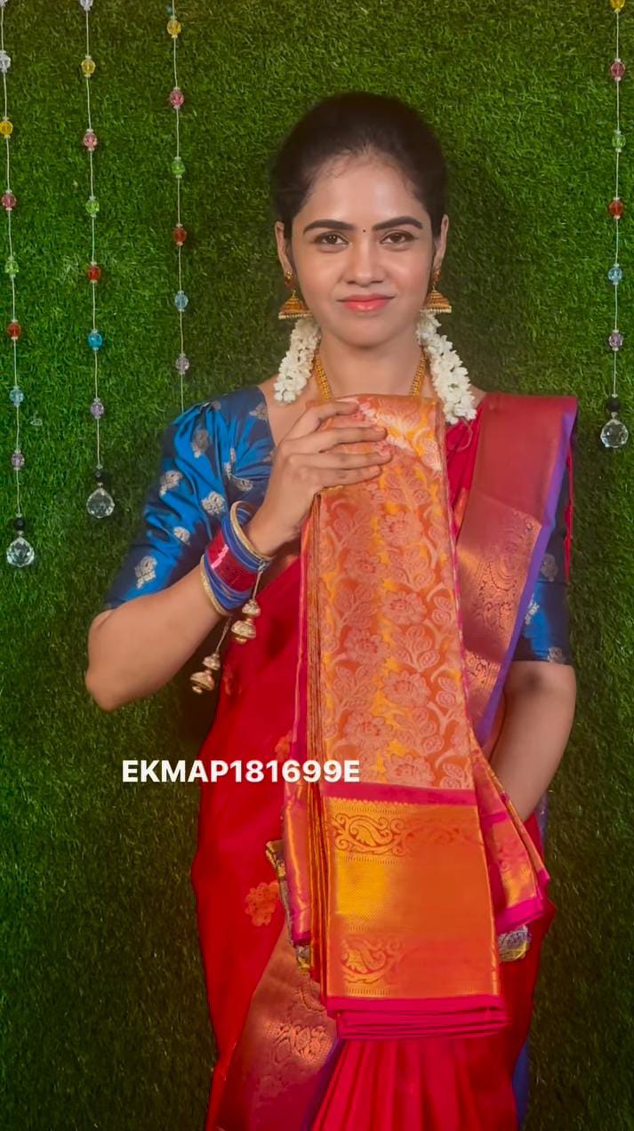 Bridal semi silk saree YYY