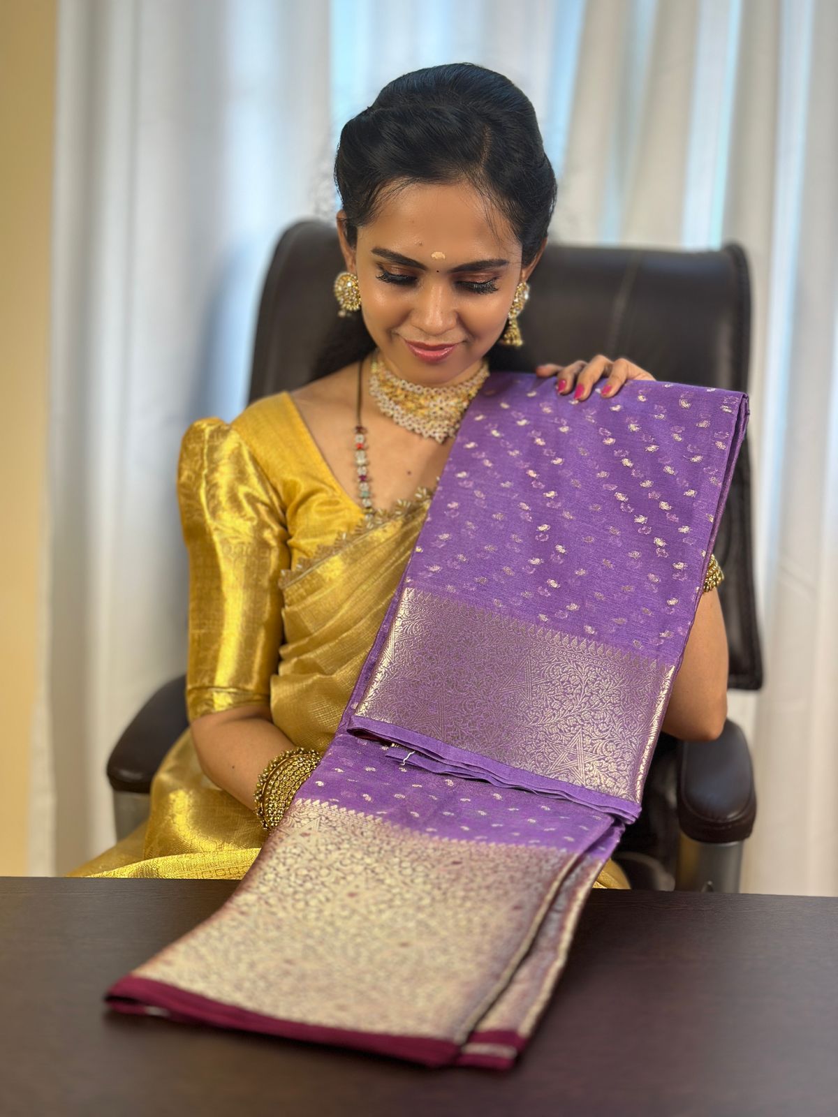 Warm silk saree YYY