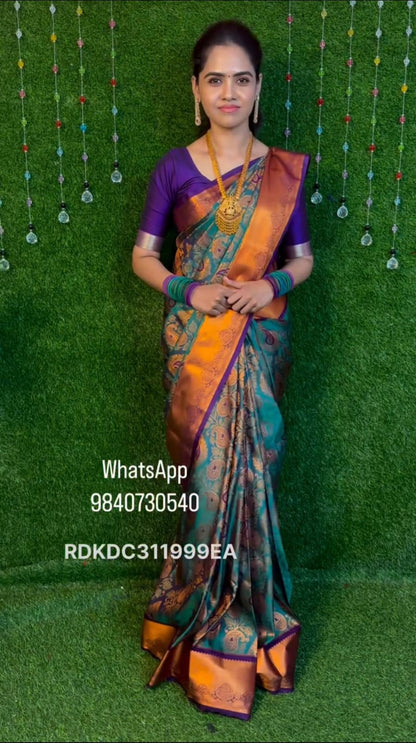 Nikki Galrani inspired silk saree YYY