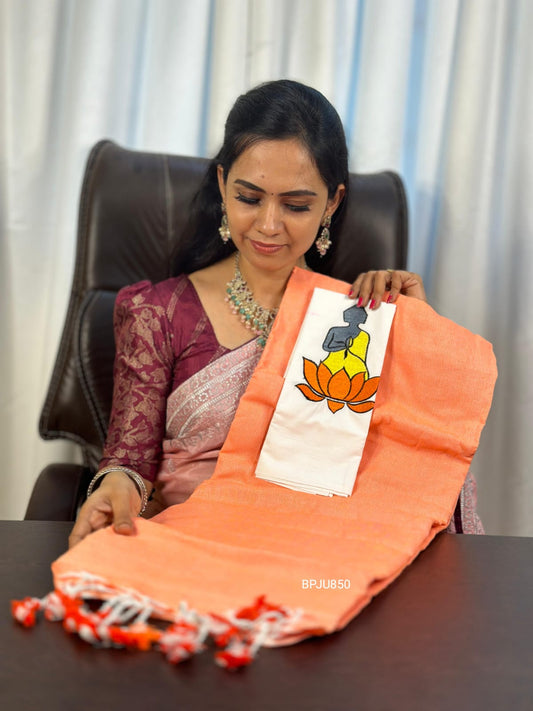 Pure khadhi cotton saree🥳