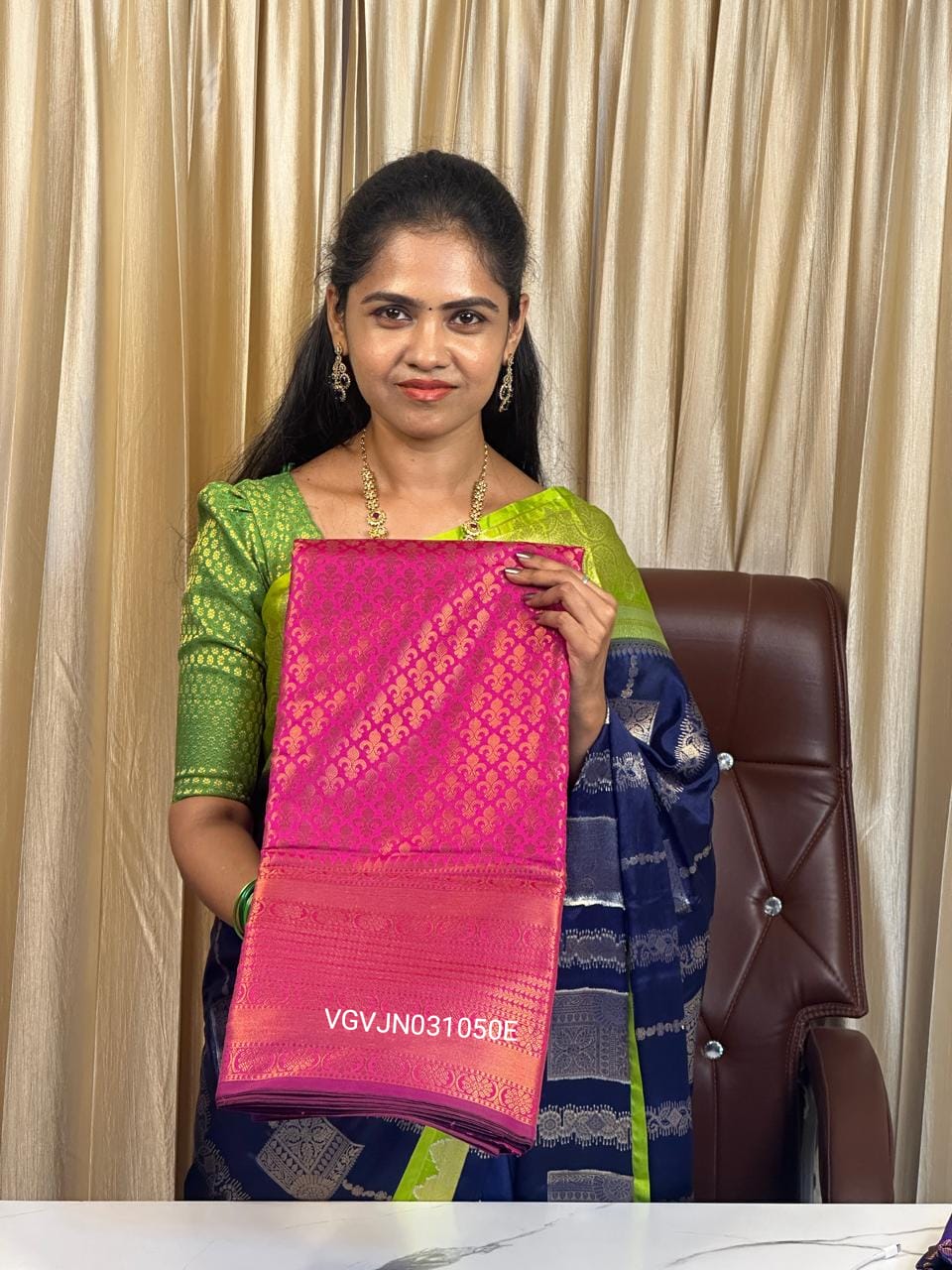 Banarasi silk saree.