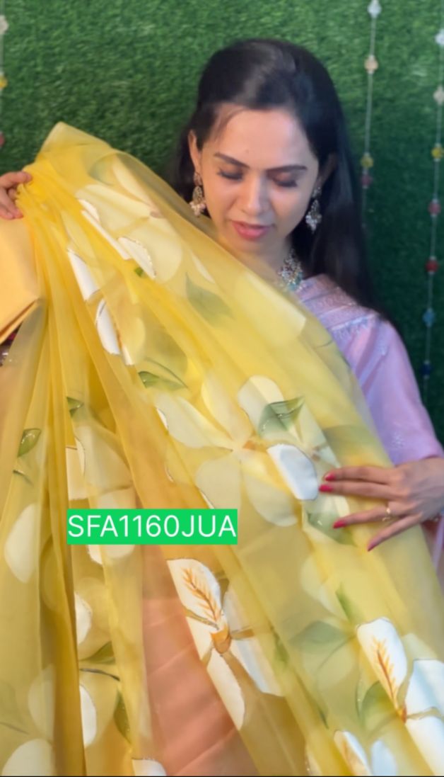 Organza saree