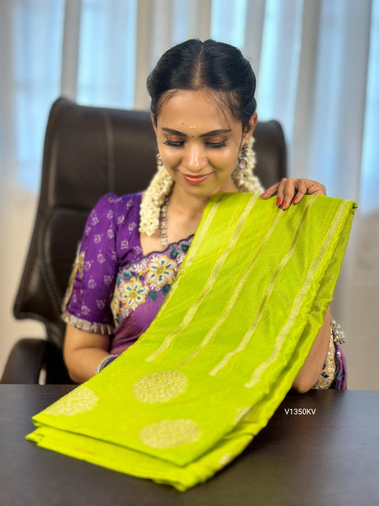 Warm silk saree.