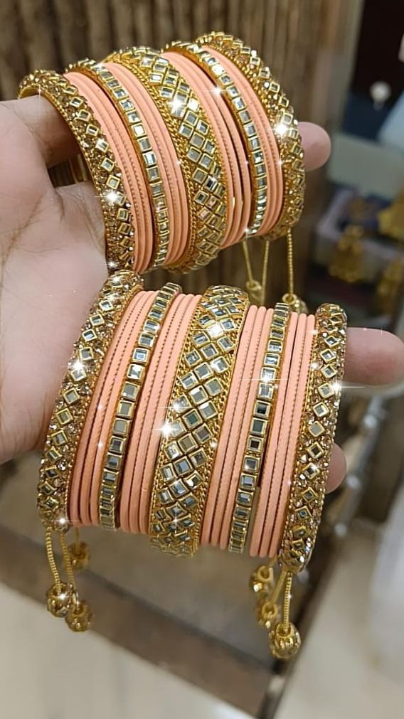 Matte metal bangles