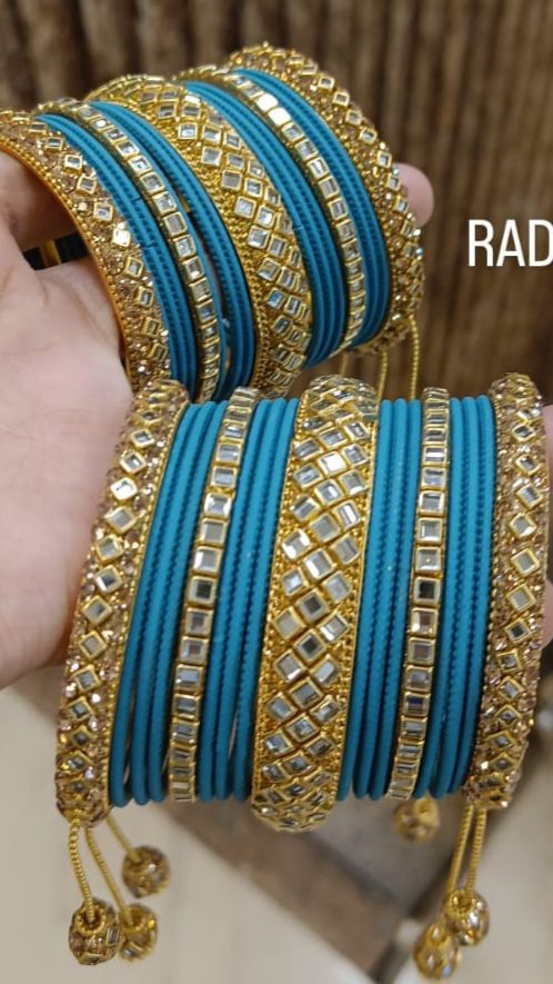 Matte metal bangles