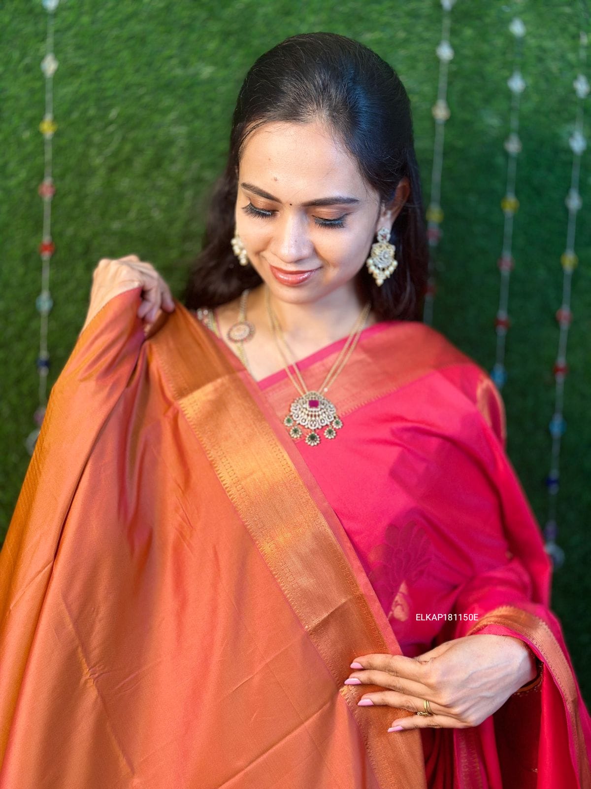 Kanchi semi soft silk saree YYY.