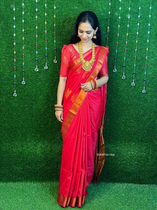 Kanchi semi soft silk saree