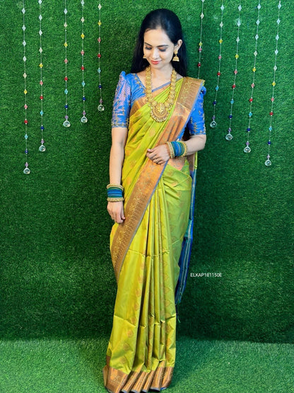 Kanchi semi soft silk saree