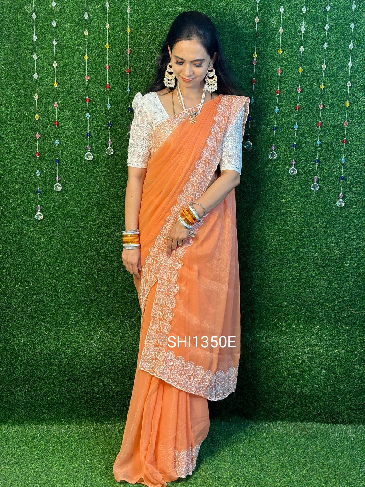 Georgette saree. YYY