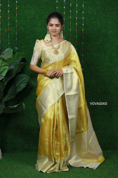 Katan tissue silk saree. XXX