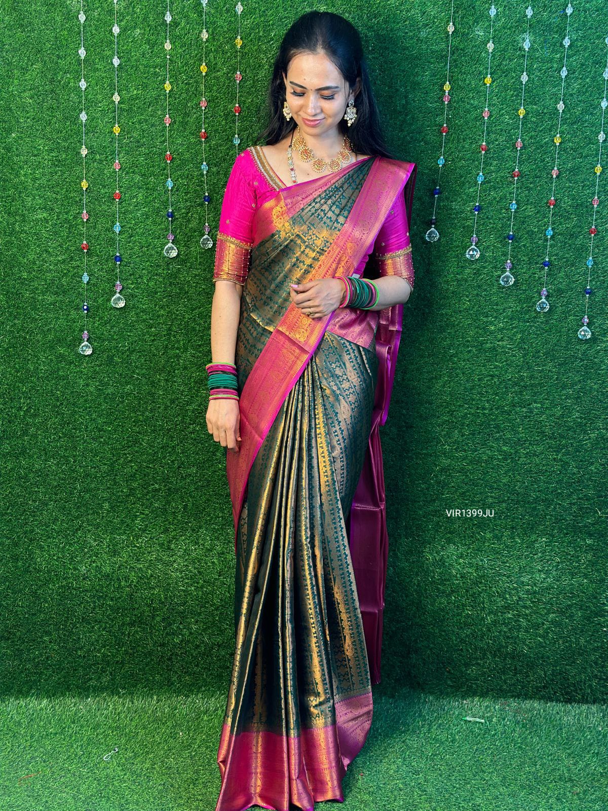 Semi katan saree.YYY