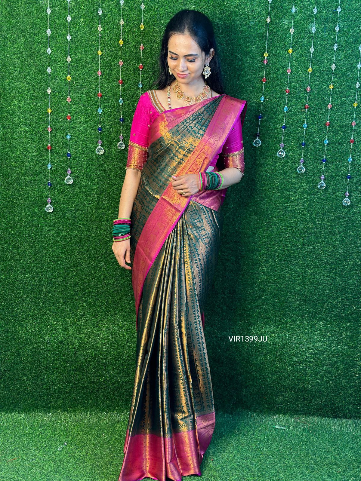 Semi katan saree.YYY