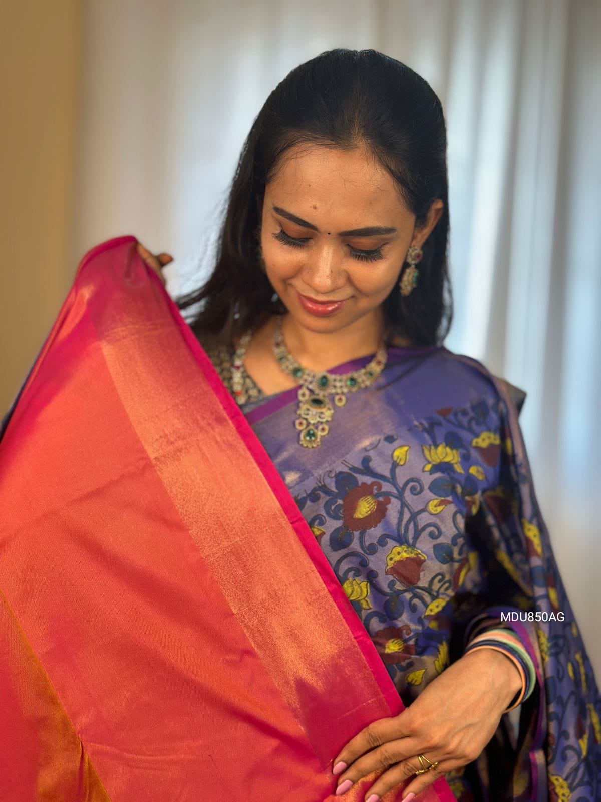 Semi soft silk saree.❌