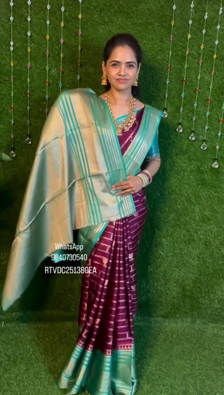 Warm silk saree.