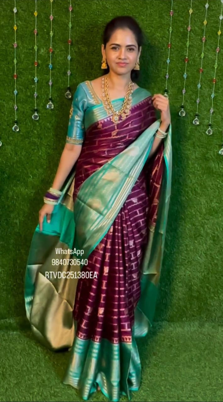 Warm silk saree.