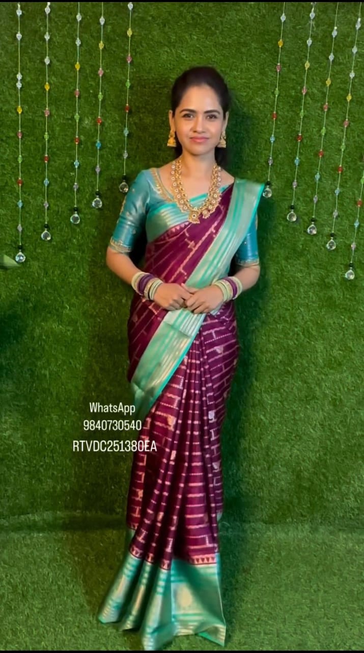 Warm silk saree.